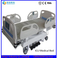 China de alta calidad eléctrica de cinco Crank cama médica ajustable con el sistema de CPR
